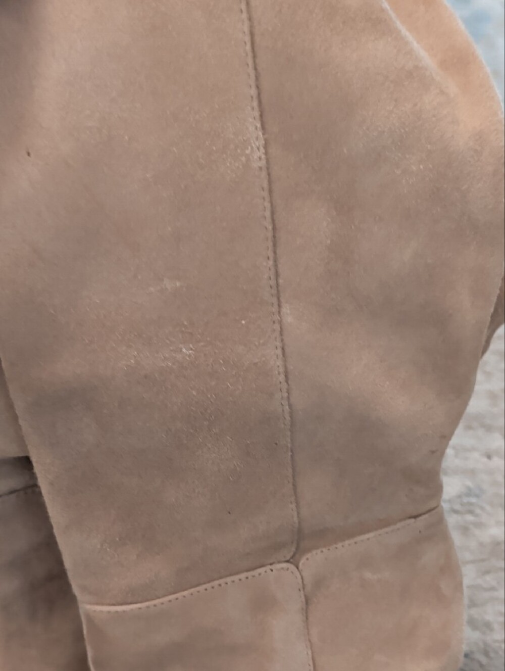 Women's Tall Suede Block Heel Boots - Tan - Picture 9 of 11